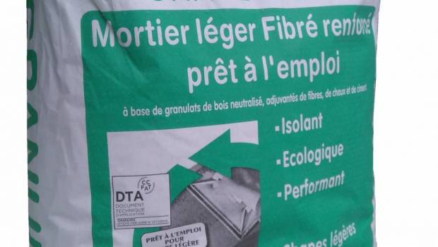 Rector dévoile sa nouvelle chape légère isolante biosourcée