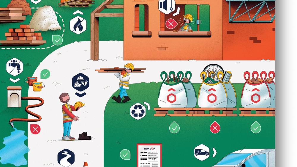 Hexoam transforme le quotidien des chantiers avec sa charte « Chantier responsable »