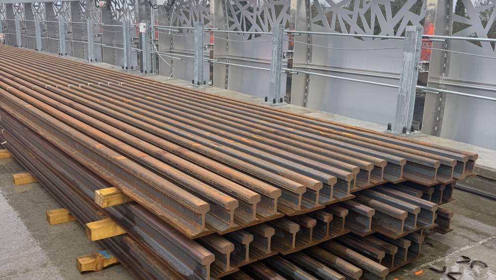 Début de la pose des voies pour la future ligne C à Toulouse