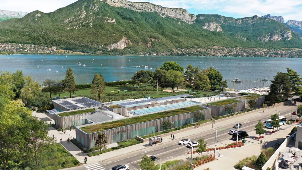 Spie batignolles va reconstruire la piscine des Marquisats d'Annecy (74)