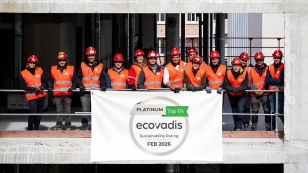 Le Groupe Léon Grosse obtient la médaille Platinum EcoVadis