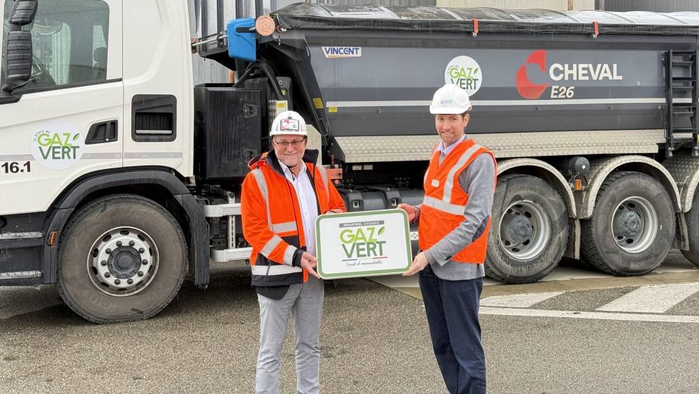 Groupe Cheval, reconnu par GRDF pour son implication dans la filière gaz vert