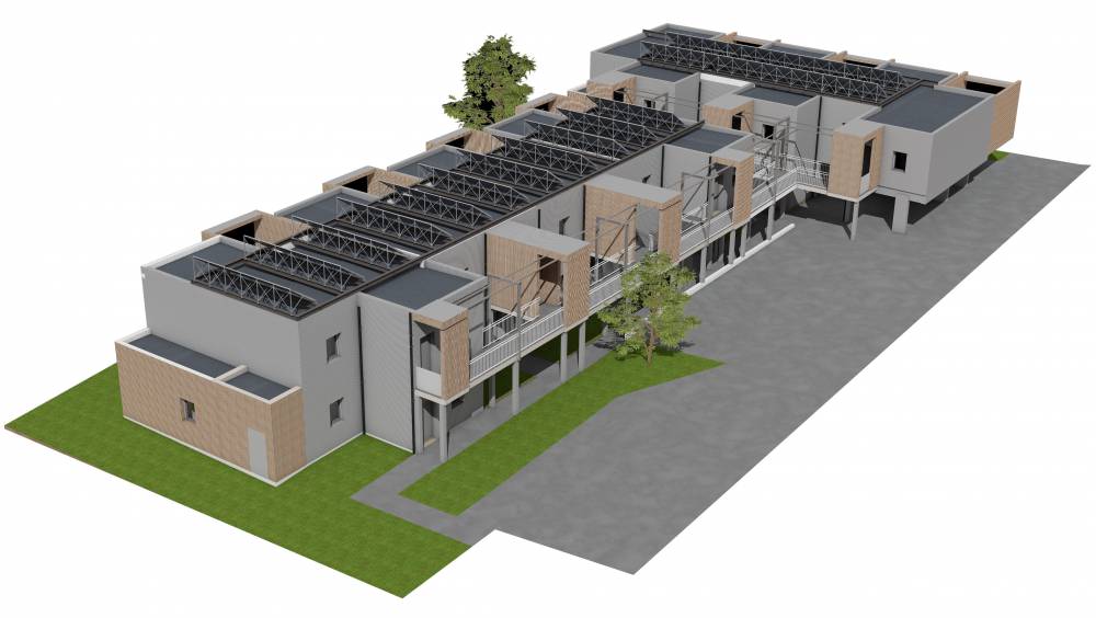 Louverné : Deschamps mise sur le modulaire pour un programme de 12 logements
