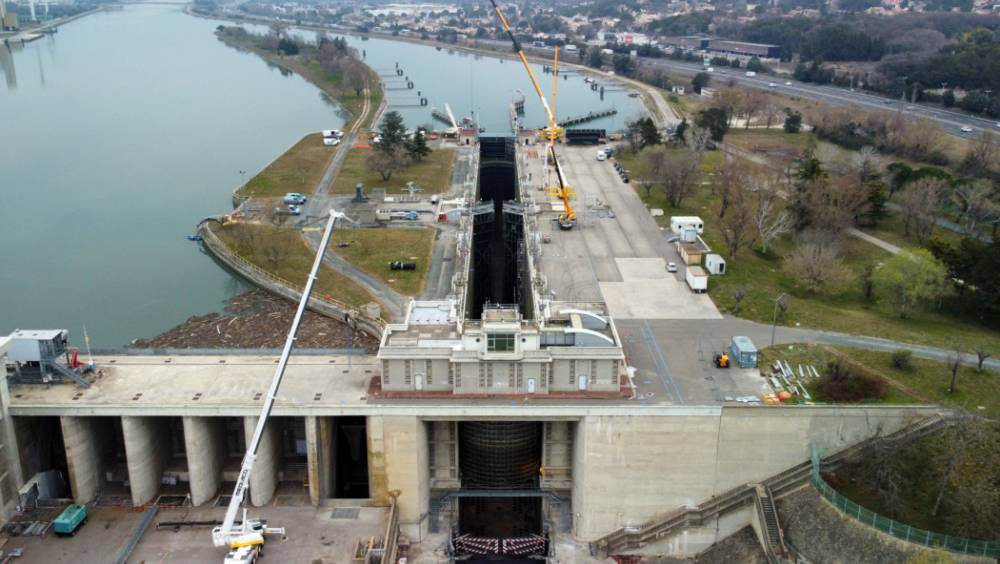 Vinci remporte un marché CNR pour l'extension de deux écluses majeures du Rhône