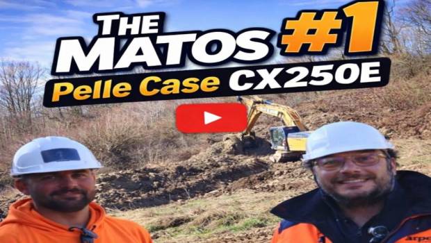 The Matos#1 : pelle Case CX250E en test terrain par John