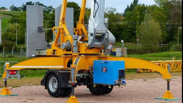 Powerpack pour grue à tour à montage automatisé Potain