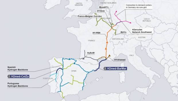 Le projet H2med confirme son rôle de pilier du corridor hydrogène européen