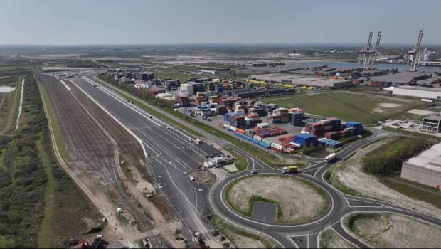 [Reportage] A Dunkerque, une nouvelle plateforme multimodale sort de terre pour le fret combiné