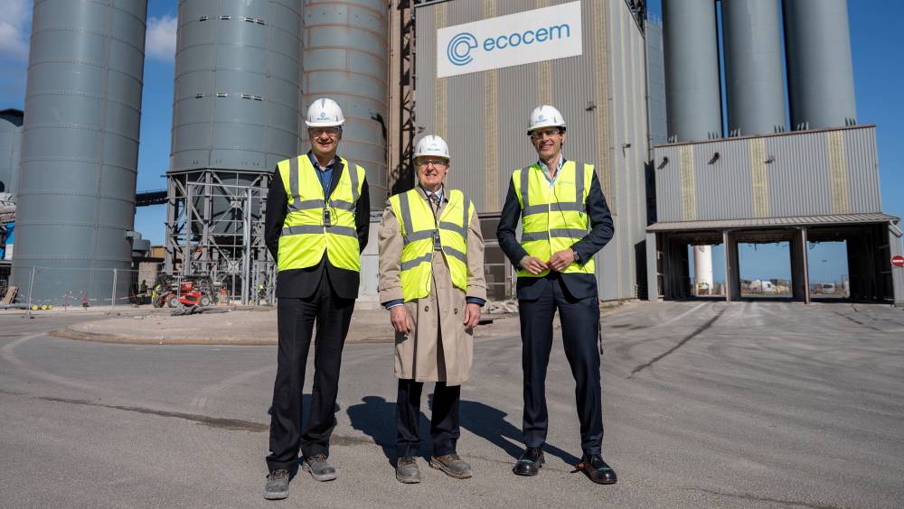 Le Commissaire Européen Wopke Hoekstra en visite chez Ecocem