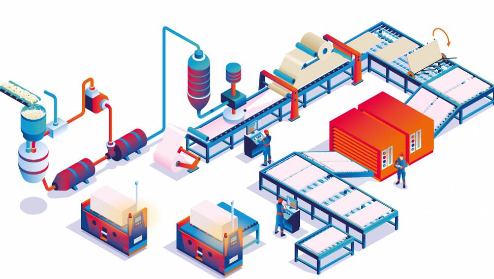 Saint-Gobain réduit l'empreinte carbone des plaques de plâtre