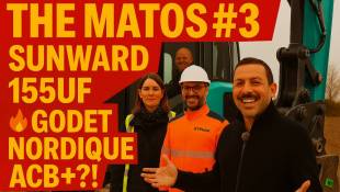 Dans THE MATOS#3, la 15 t rayon court de Sunward reçoit le tout premier godet nordique d'ACB+