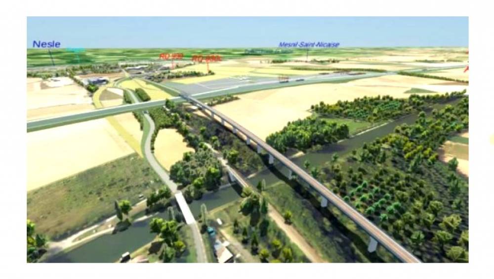 Eiffage remporte un ouvrage de rétablissement SNCF sur le Canal Seine Nord Europe