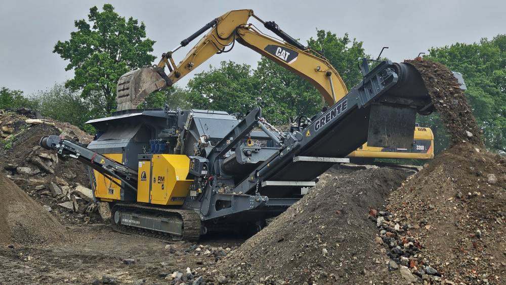 Percuteur Rubble Master RM 100XE Hybrid : Traitement de choc à bas coûts