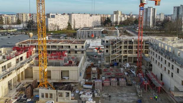 Un ensemble immobilier 100% béton bas carbone à Vaulx-en-Vélin