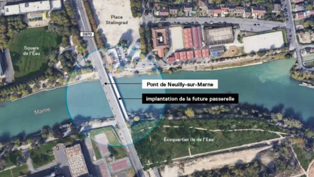 Grimshaw est désigné pour la réalisation de la passerelle de la RD970