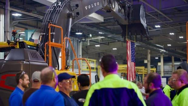 Volvo CE poursuit la régionalisation de sa production de pelles
