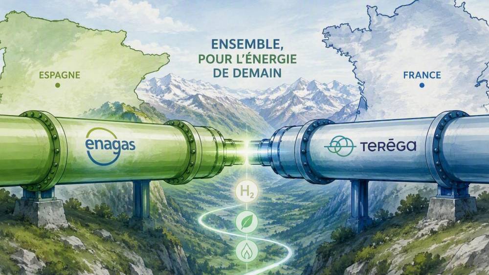 Enagás et Teréga renforcent leur alliance autour de l'hydrogène et des infrastructures bas carbone