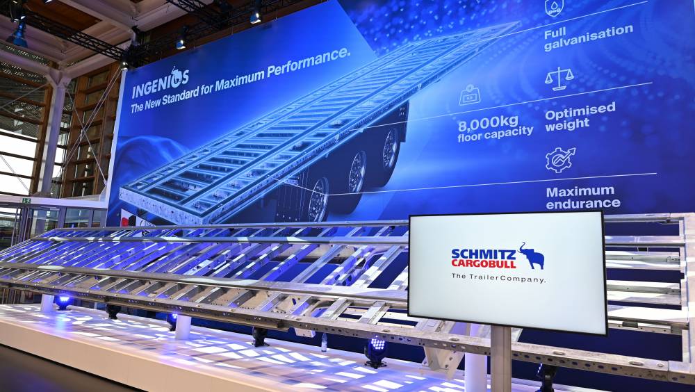 Schmitz Cargobull lance le châssis INGENIOS, pour une charge utile maximisée