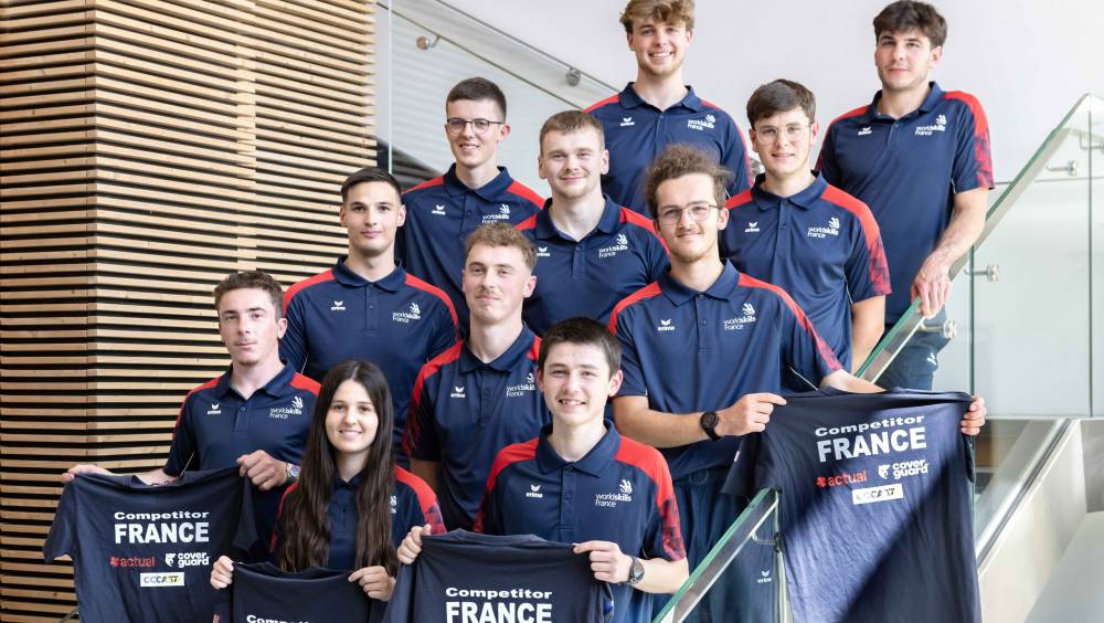 L'équipe de France du pôle BTP à la compétition mondiale WorldSkills
