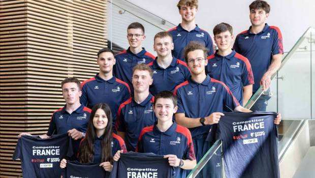 L'équipe de France du pôle BTP à la compétition mondiale WorldSkills
