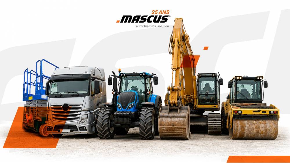 Mascus fête 25 ans de présence sur le marché de l'occasion et 10 ans chez Rtichie Bros.