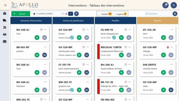 Le transporteur breton COBIGO mise sur Apollo pour mieux piloter sa maintenance