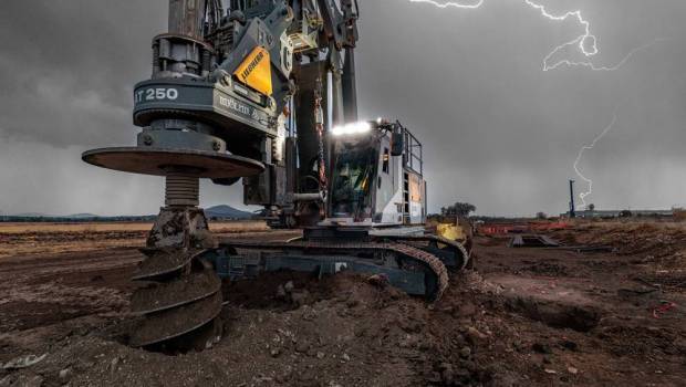 Le Viking de Liebherr à l'assaut du basalte mexicain