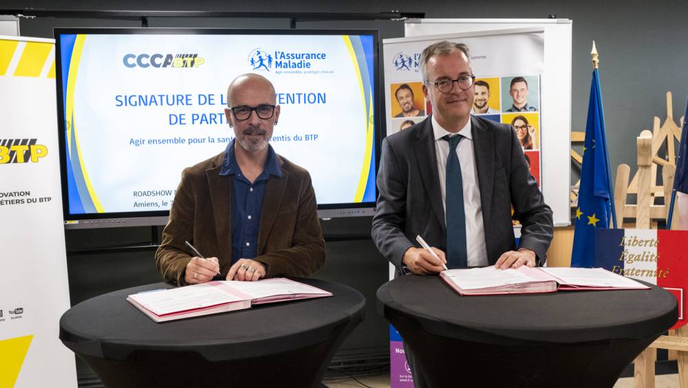 Un partenariat national entre le CCCA-BTP et la Cnam