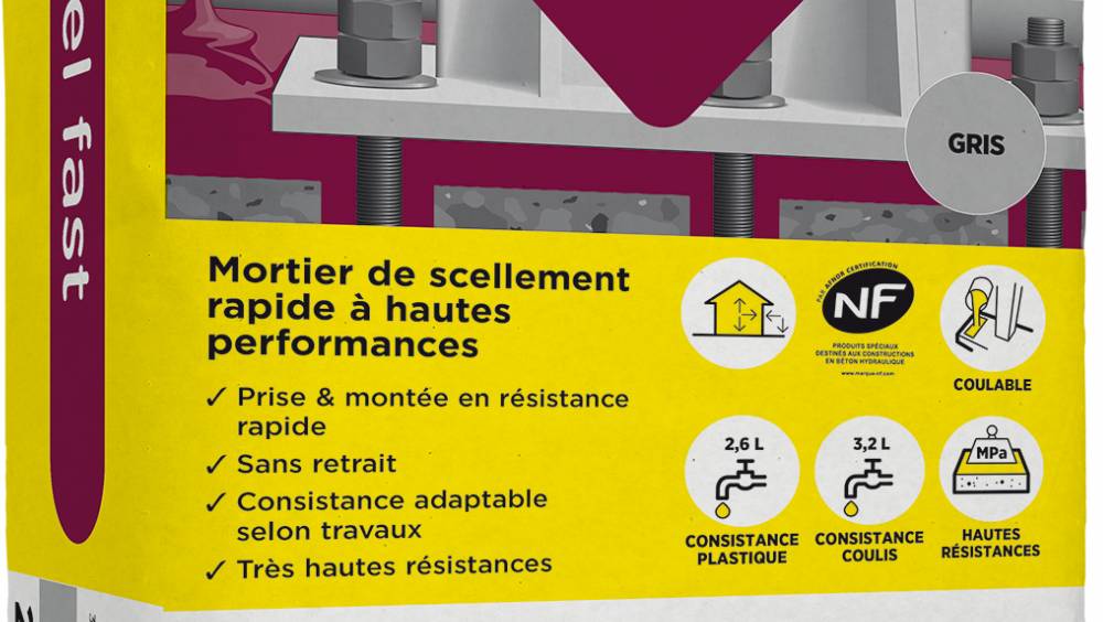 Weber lance un nouveau mortier au service des scellements hautes performances