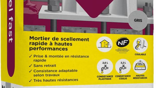 Weber lance un nouveau mortier au service des scellements hautes performances