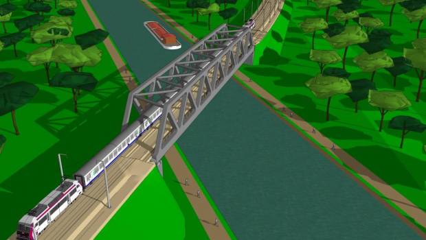 Canal Seine-Nord Europe : NGE réalisera les ouvrages ferroviaires de la ligne Paris - Saint-Quentin