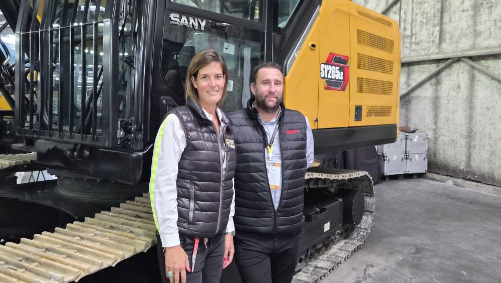 Avec V3MTP, Sany expose du lourd sur le salon BTP&Travaux de Montagne
