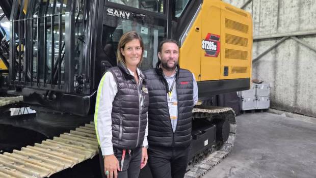 Avec V3MTP, Sany expose du lourd sur le salon BTP&Travaux de Montagne