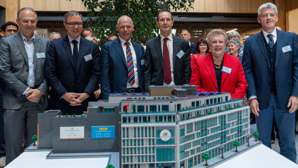 Strasbourg : le Crédit Agricole Alsace Vosges inaugure son nouveau siège bas carbone